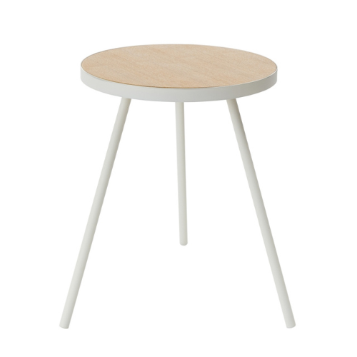 Yamazaki Round side table - Tower - White